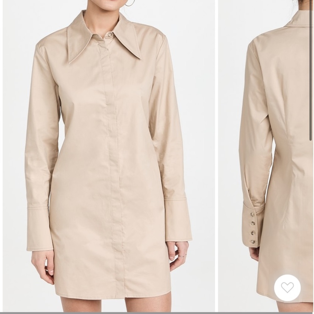 Anine Bing Tiffany Dress - Size M, Tan - NWT!